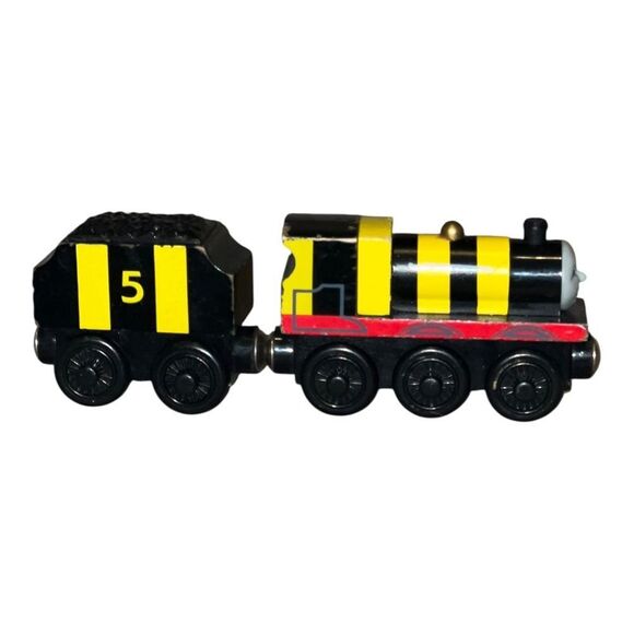 Thomas the Train Wooden Busy as a Bee James & Tender 2003 Variant Rare - Picture 2 of 7